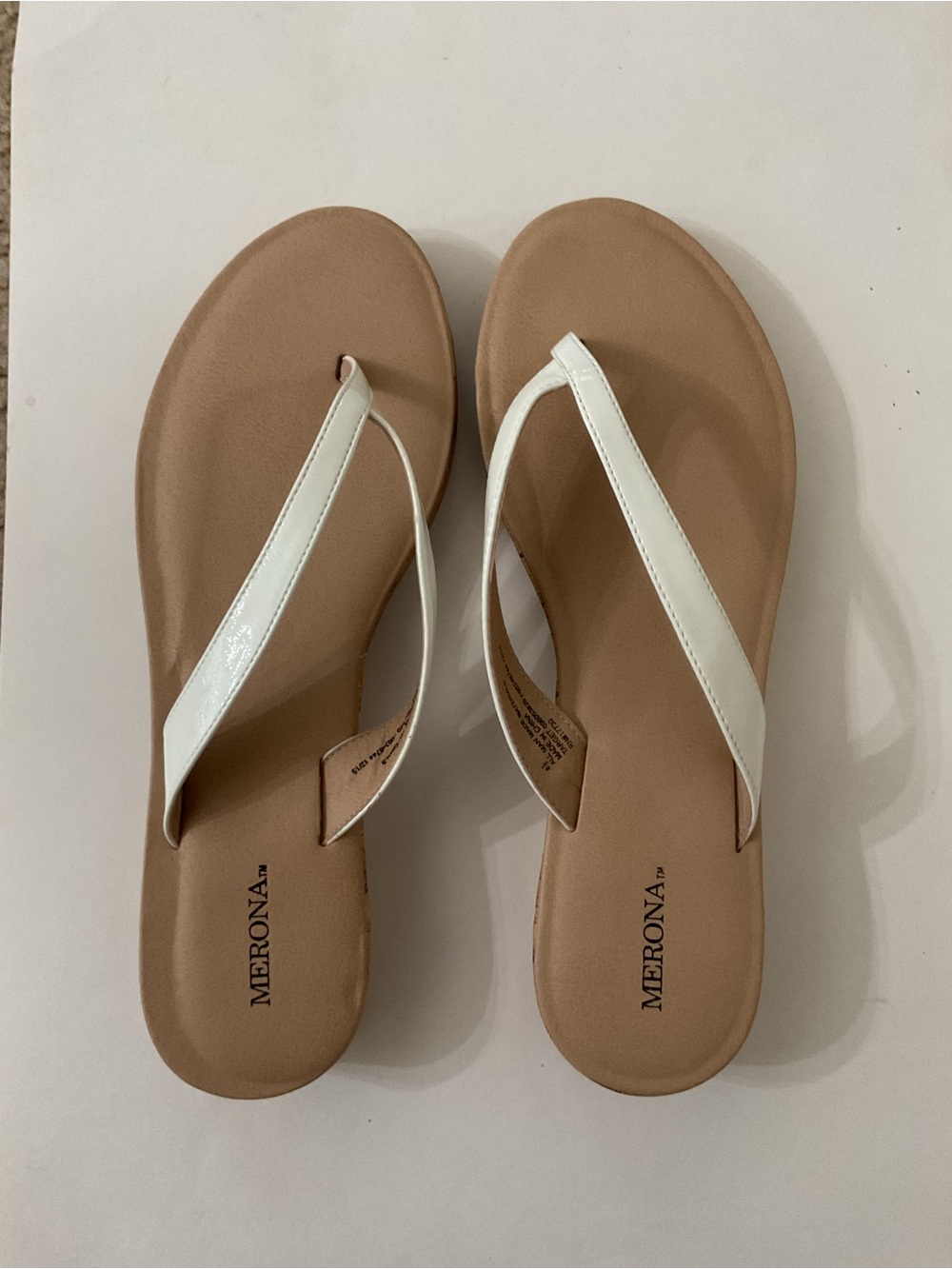 Merona White Artie Style Women’s Sandals - New